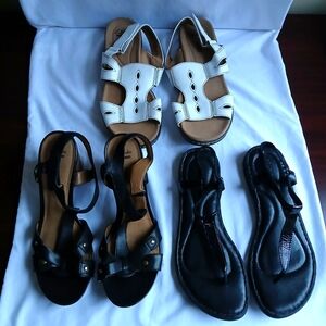Comfort Sandals Lot of 3 Size 9M